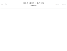 Tablet Screenshot of meredithkahn.com